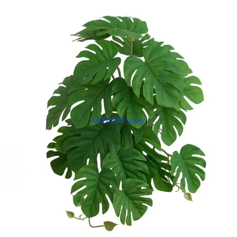 Feuilles reptiles 367A, plantes tropicales, accessoires pour habitat d'amphibiens, décor Terrarium