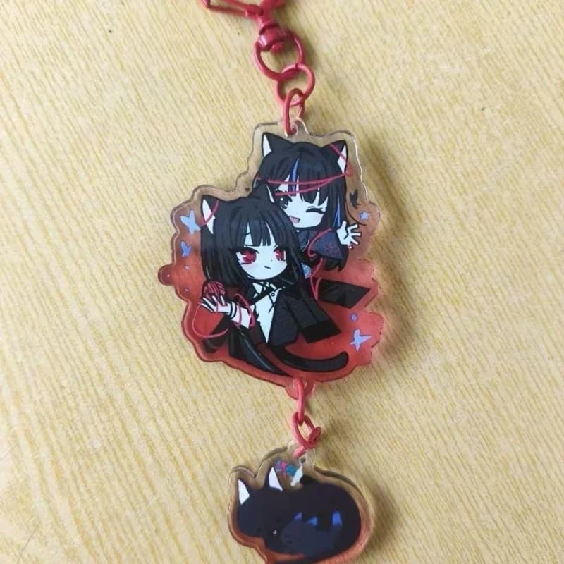 Porte-clés Cosplay Game Limbus Company Ryōshū Heathcliff, Porte-clés Acrylique Kawaii, Accessoire de