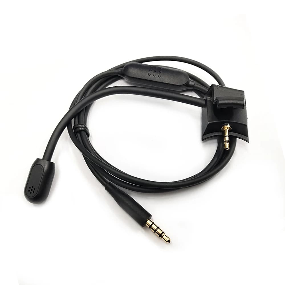 Microphone QC45 avec interrupteur muet pour Bose Quietcomfort 45, casque antibruit pour PC portable,