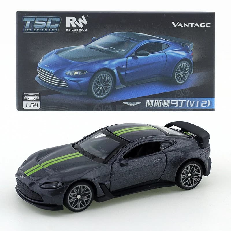TSC 1/64 Aston Martin V12 voiture en alliage jouets véhicule à moteur moulé sous pression modèle en 