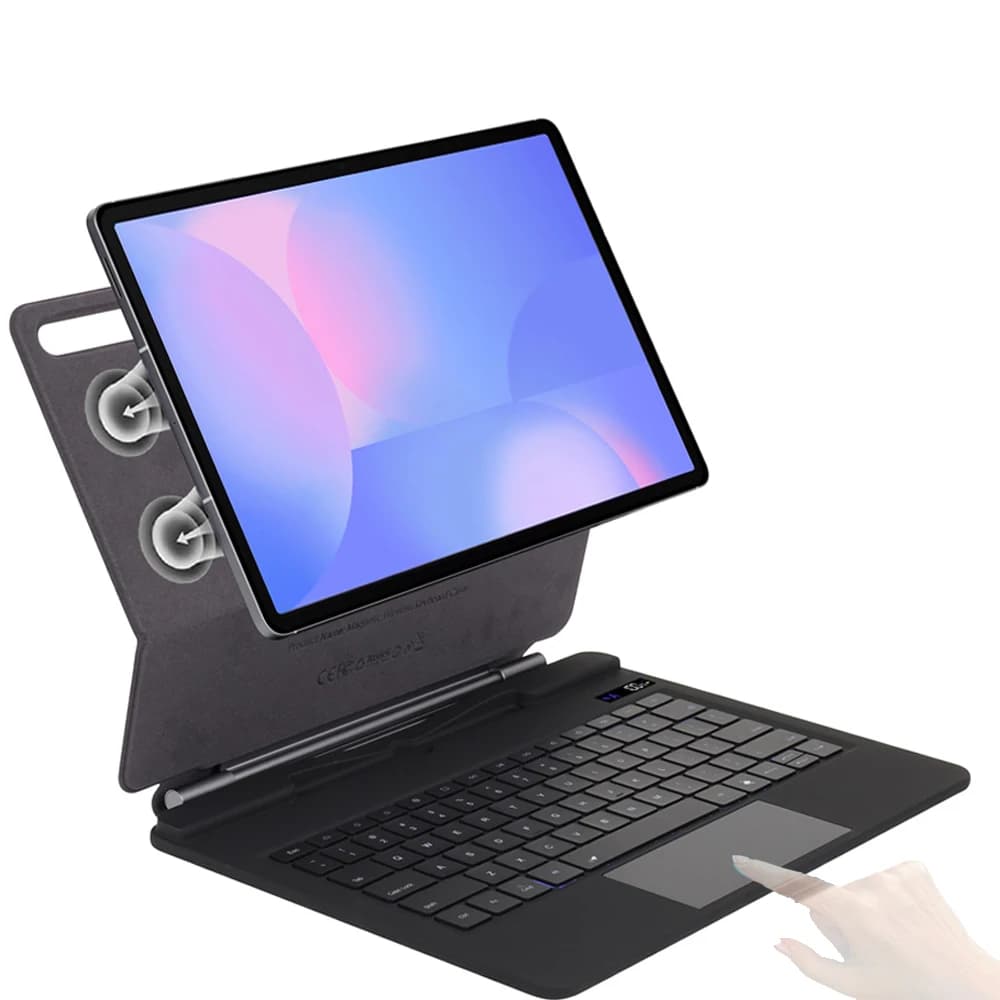 Écran de batterie de clavier magique pour Samsung Galaxy Tab S10 FE + S10 FE Plus 13.1 pouces SM-X62