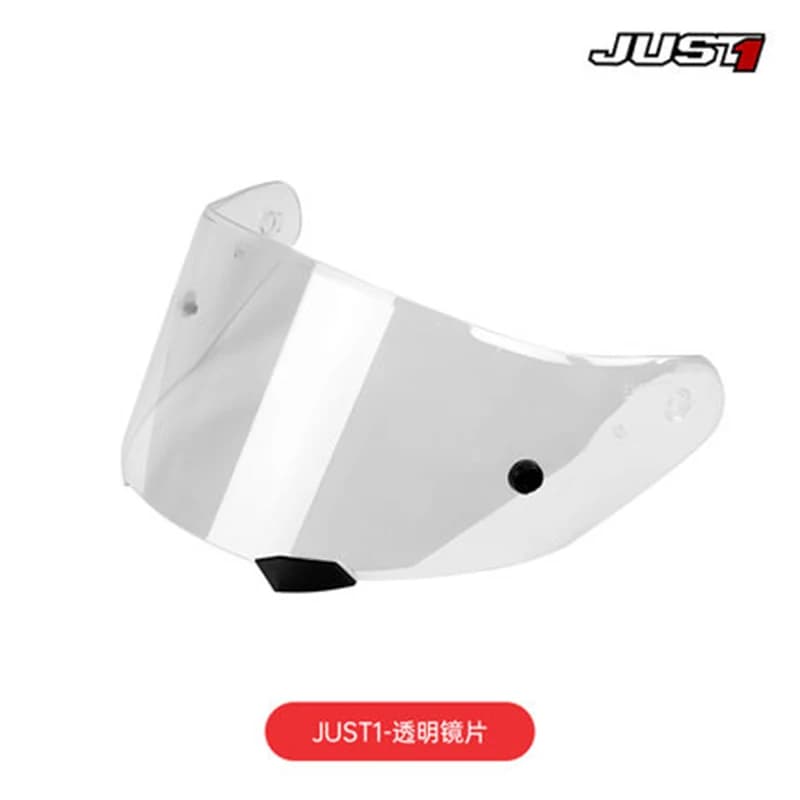JUST 1 lentille de casque de moto doré Casco mica visières de casque bleu