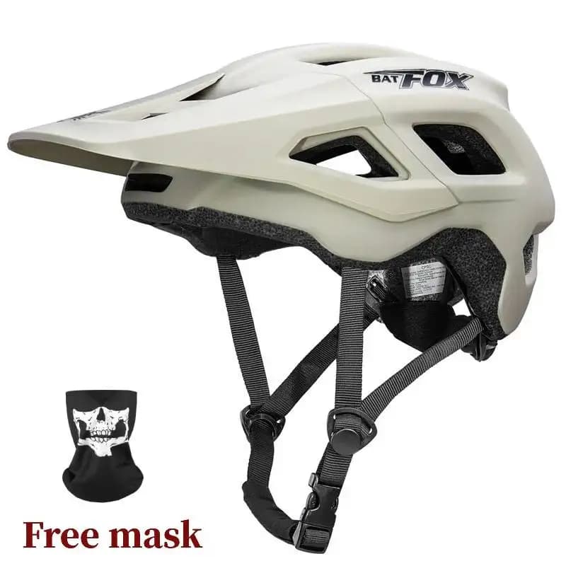 Casque de vélo de montagne BATFOX, coque en PC, technologie de tamponnage EPS, certifié sécurité, éq