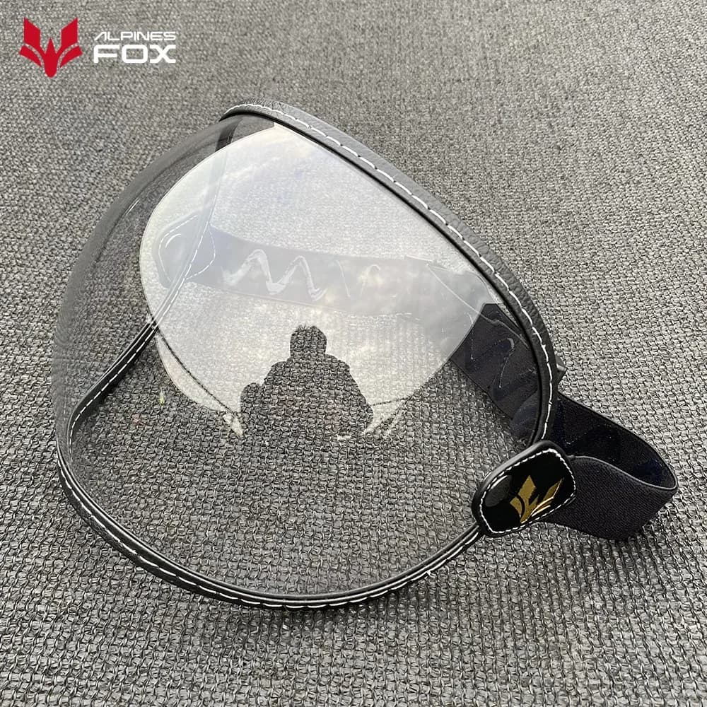 Lentille de visière de casque de moto universelle, pare-brise de casque de Hurbike rétro, style de s