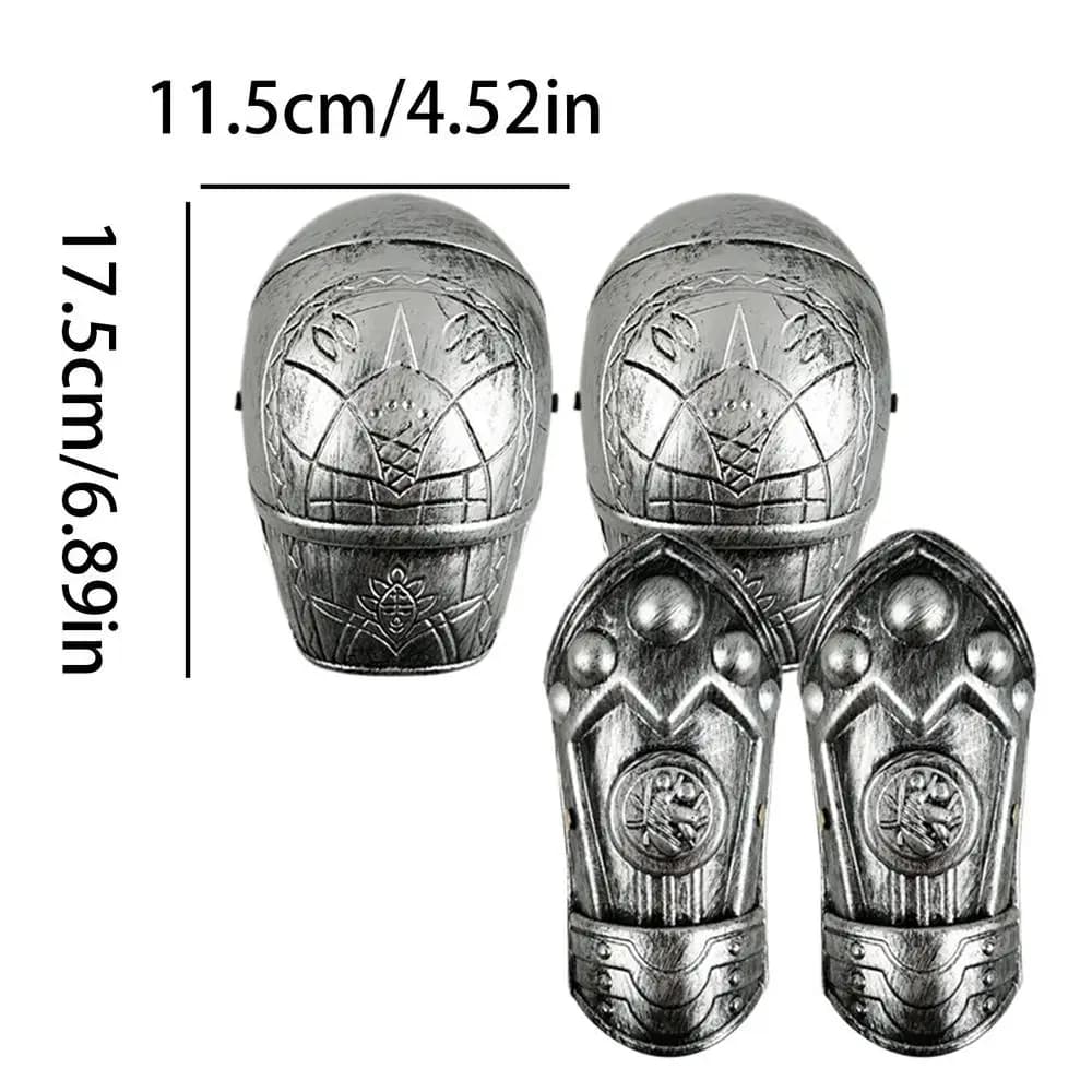 Costume de chevalier pour enfants, tenue historique légère et pliable, accessoires de chevalier médi