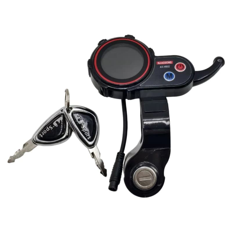 Tableau de bord pour trottinette électrique, accélérateur au pouce, compatible avec les accessoires 