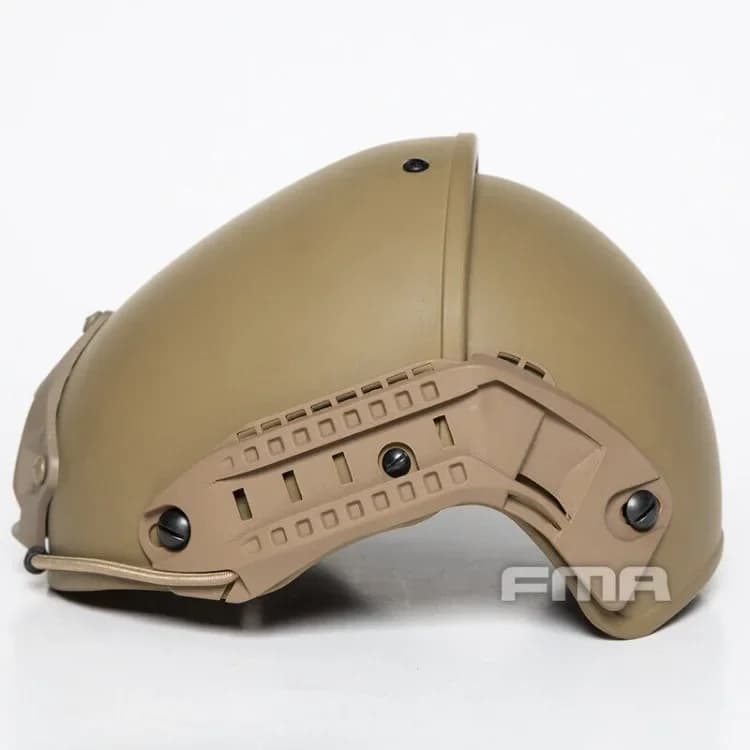 Casque tactique FMA pour la chasse et le tir à l'air comprimé 2 en 1 AF, taille M/L L/XL, casque de 