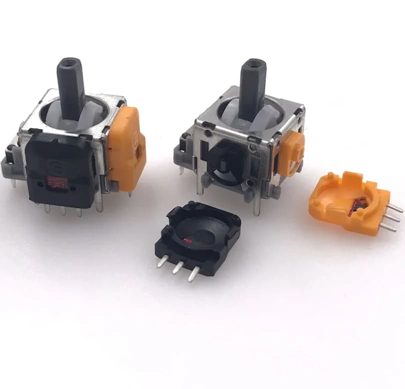 100 PCS pour PS5 PS4 NS Pro SE – Manettes à Effet Hall, Joysticks Électromagnétiques Analogiques de 