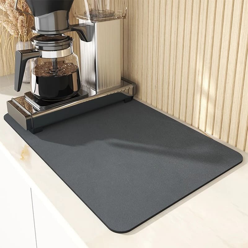 Tapis de Drainage imperméable Super absorbant pour vaisselle de cuisine, tapis de séchage de plat à 