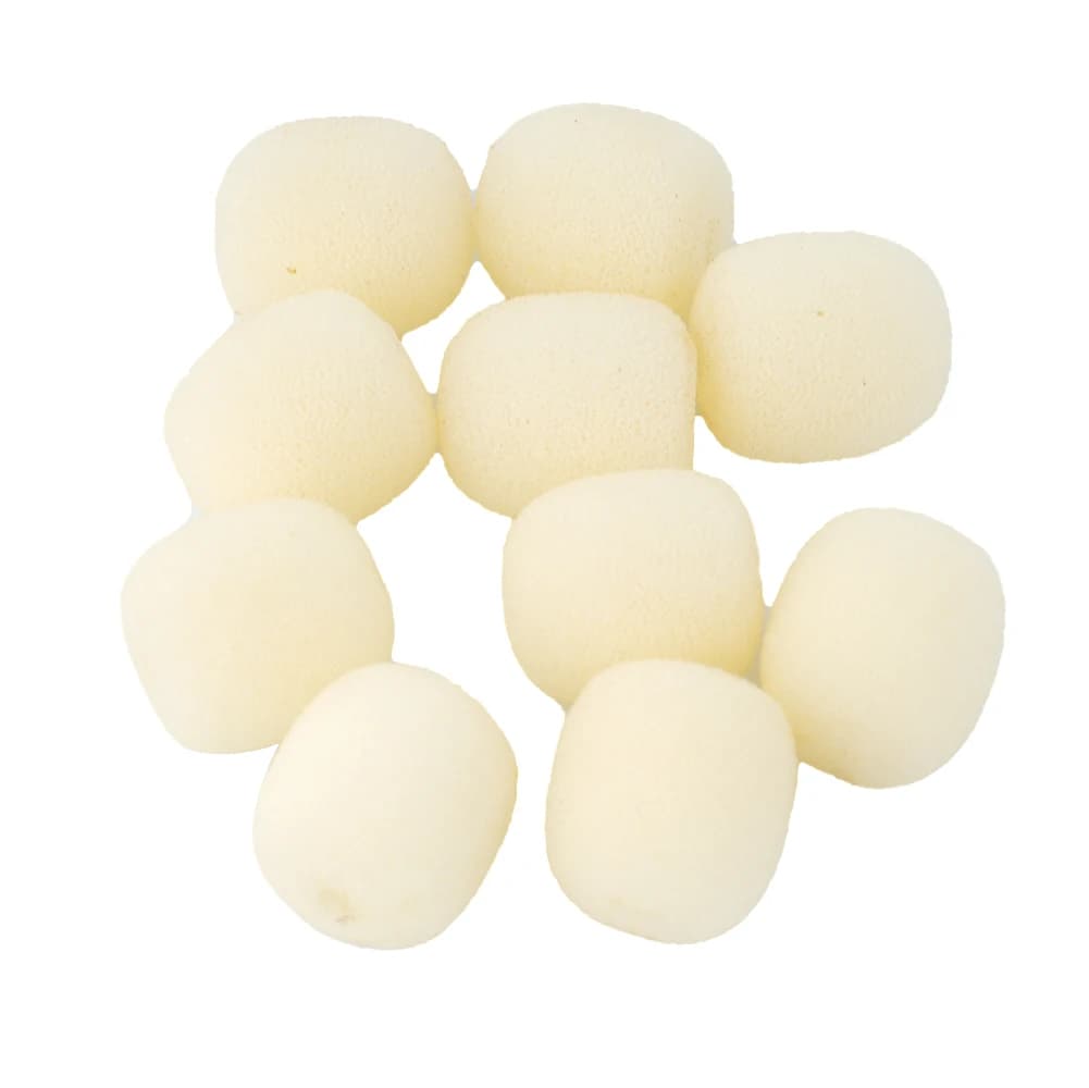 10 pièces Beige casque Microphone mousse pare-brise couvre Durable doux pare-brise couvre pour casqu