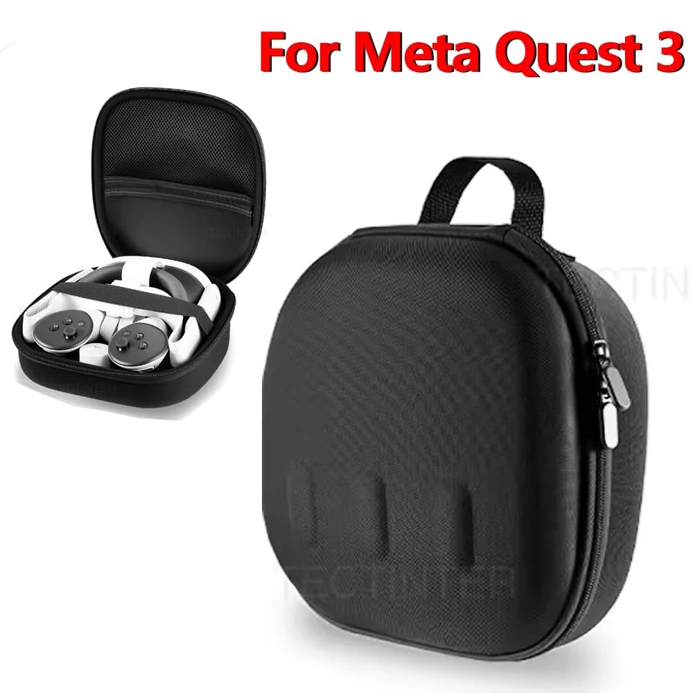 Sac de rangement Portable pour Meta Quest 3, plus grande capacité, étui de transport rigide EVA, coq