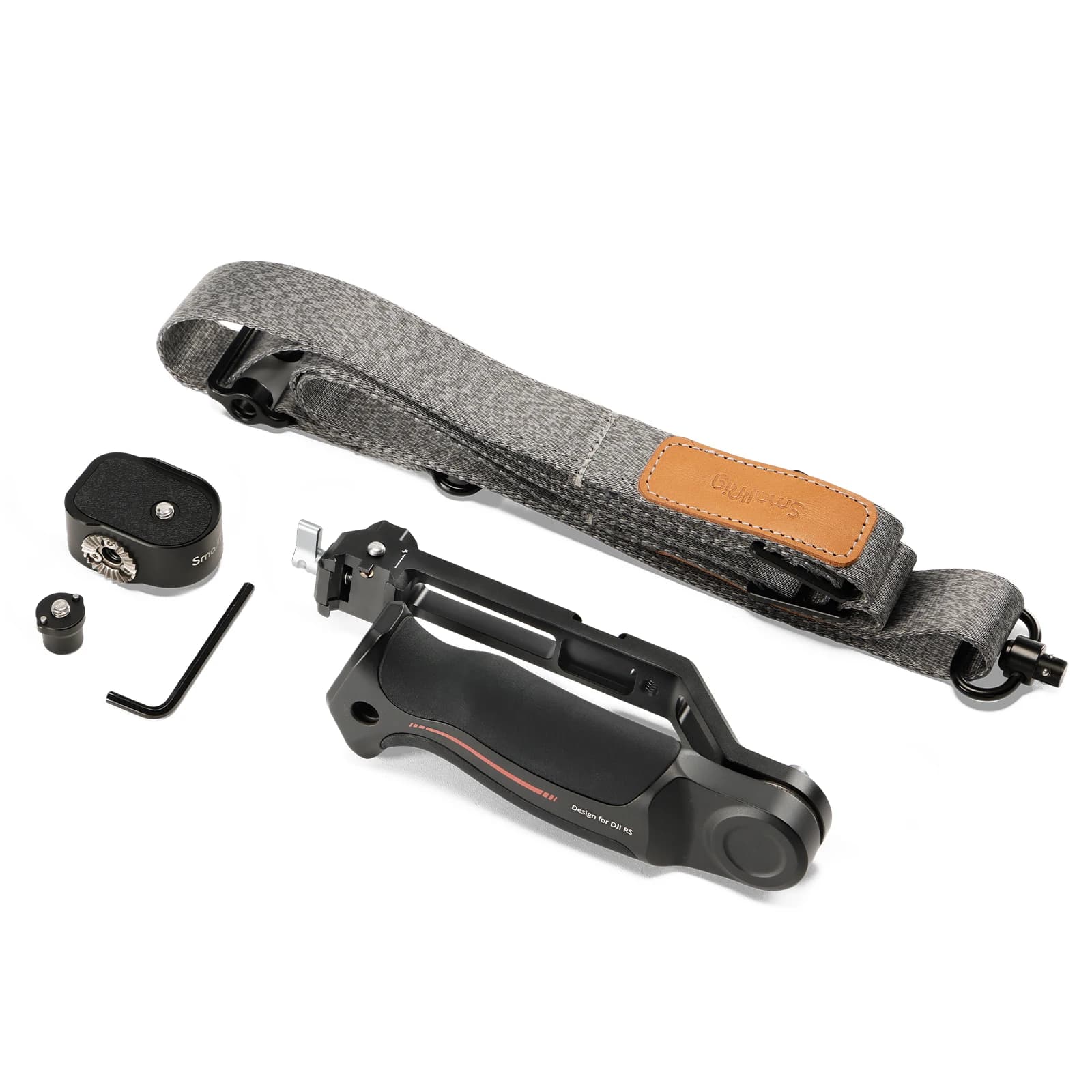SmallRig 4383 Poignée de transport, kit de sangle d'épaule réduisant le poids pour stabilisateurs DJ