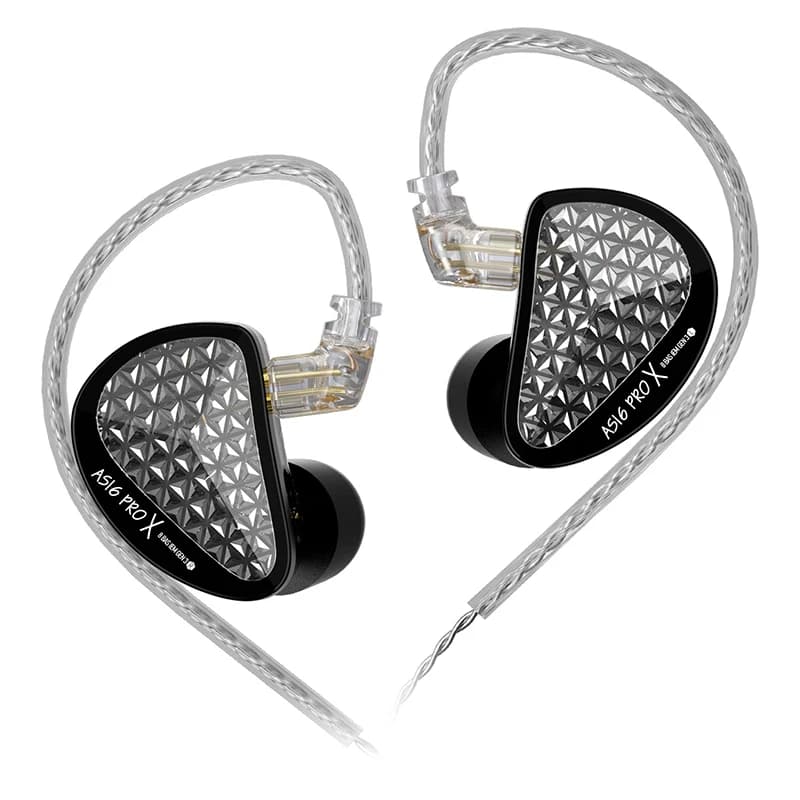 KZ AS16 Pro X HiFi écouteur 8 Armature équilibrée casque dans l'oreille écouteur suppression du brui