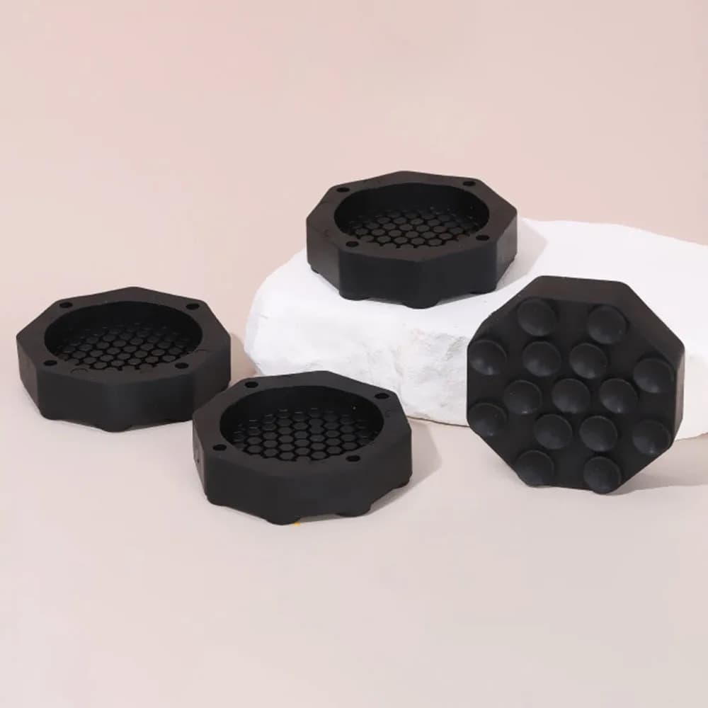 Coussinets Anti-Vibration en Silicone, 4 pièces, pour Machine à laver, réfrigérateur, tapis épais an
