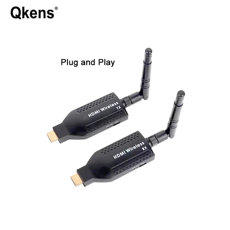 Émetteur et récepteur vidéo sans fil HDMI Extender 1 TX 2 3 4 RX, adaptateur d'affichage pour boîtie