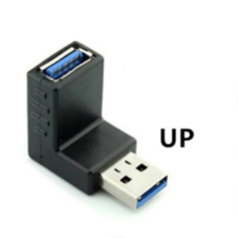Connecteur USB 2.0/3.0 90 degrés Vertical gauche droite vers le haut vers le bas USB Type A mâle à f
