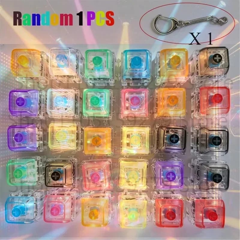 Porte-clés clavier LED, jouet sensoriel anti-stress, gadget fidget pour adultes et enfants
