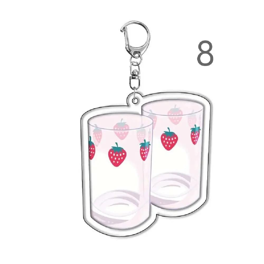 Mignon Nana porte-clés pour accessoires Anime sac pendentif porte-clés anneau bijoux Fans amis cadea