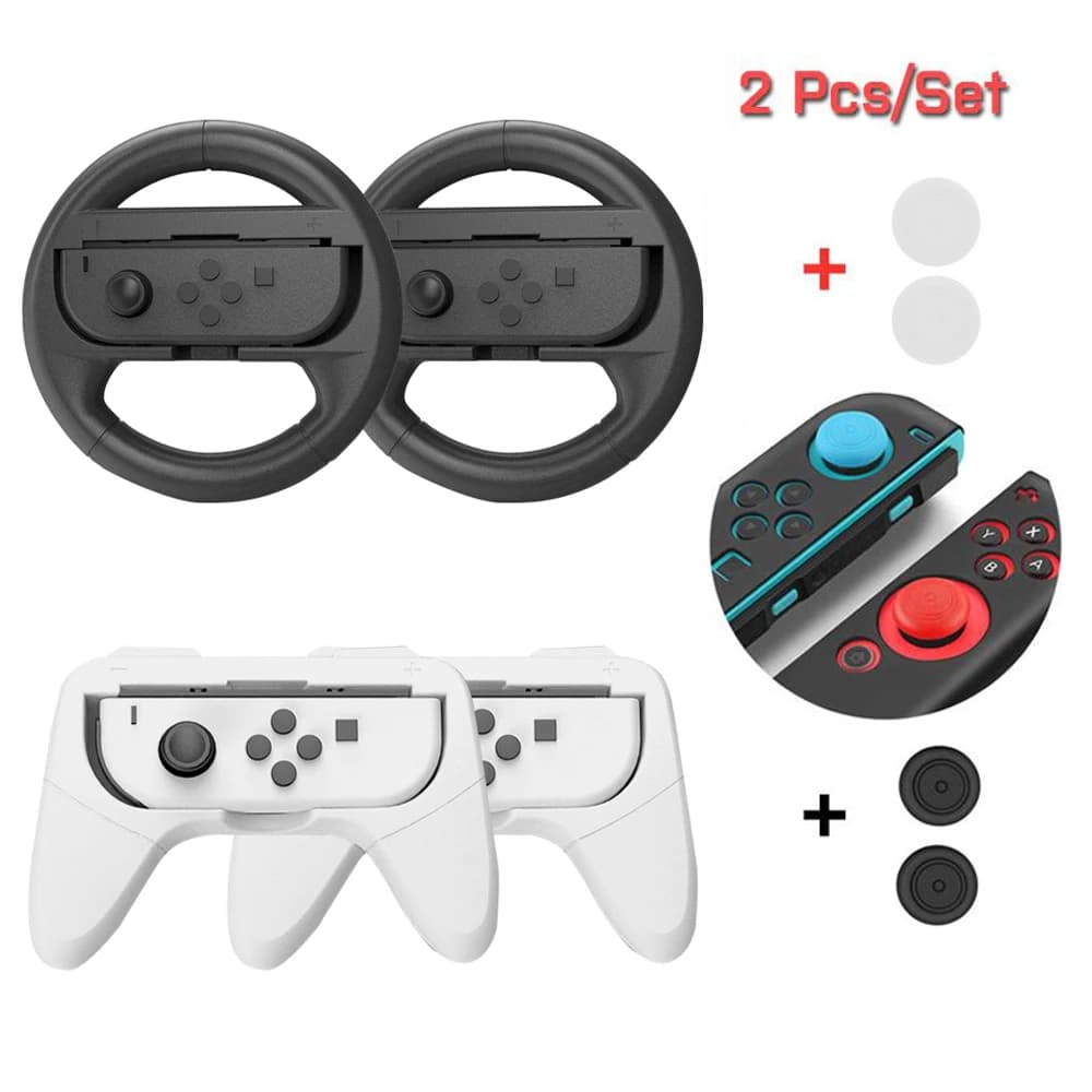 Kit d'accessoires de jeu de Sport pour Nintendo Switch Oled SL & SR, volant de course, Joypad, inter