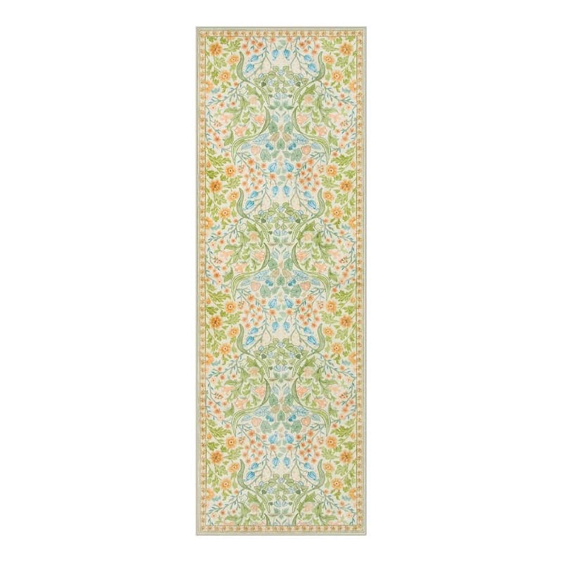 Tapis de couloir, tapis long pour couloir, tapis lavable en machine, tapis antidérapant, tapis de ch