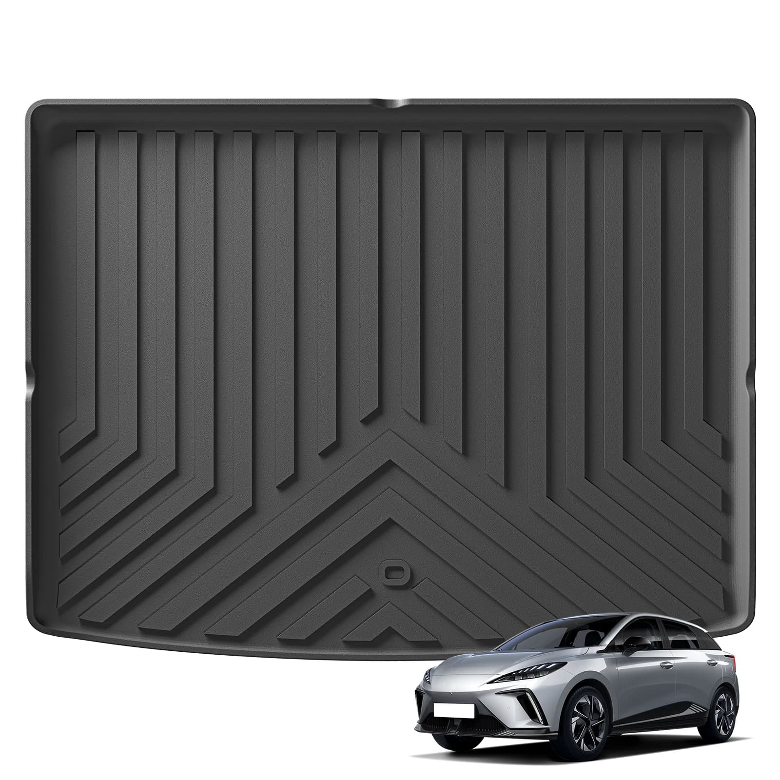 Tapis de sol de voiture pour roue gauche MG 4 MG4 EV, doublure de chargement, tapis noir TPE 3D, cou