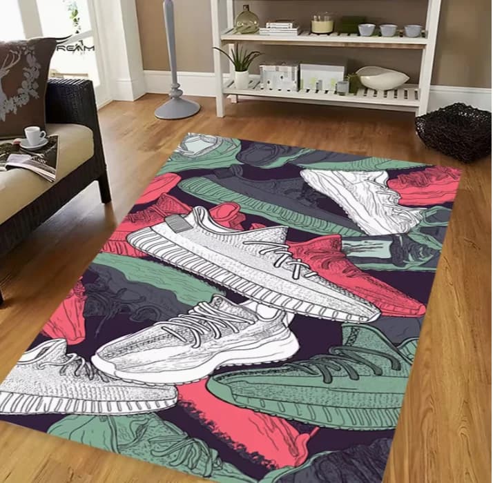 Tapis de sol, tapis en toile coloré ultra-doux et résistant à l'usure, adapté au salon, tapis d'entr