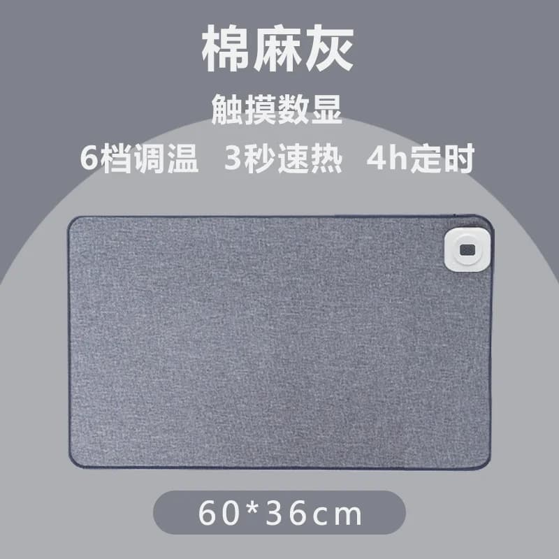 Tapis de souris chauffant chauffage rapide affichage numérique tapis de souris chauffant étanche pou