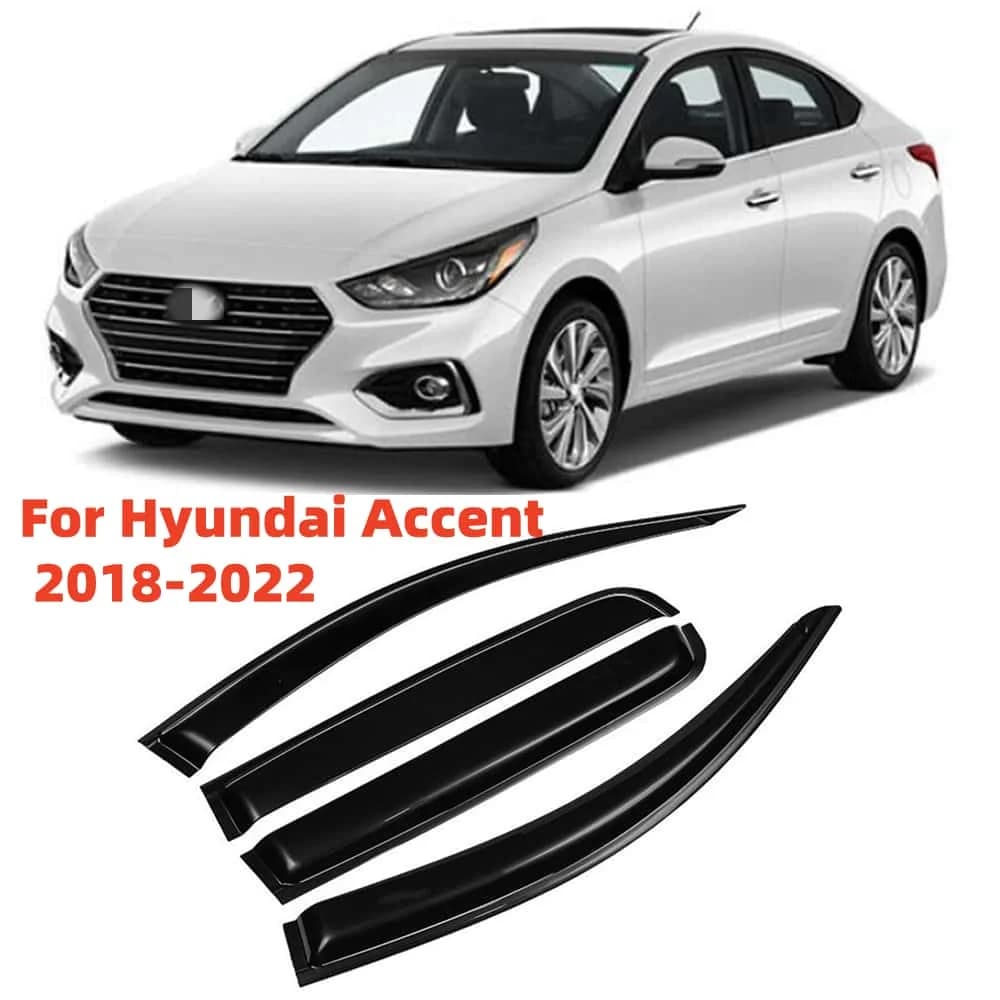 Accessoires pour voitures Hyundai Accent Sedan 2018 2019 2020 2021 2022, pare-soleil, déflecteurs de