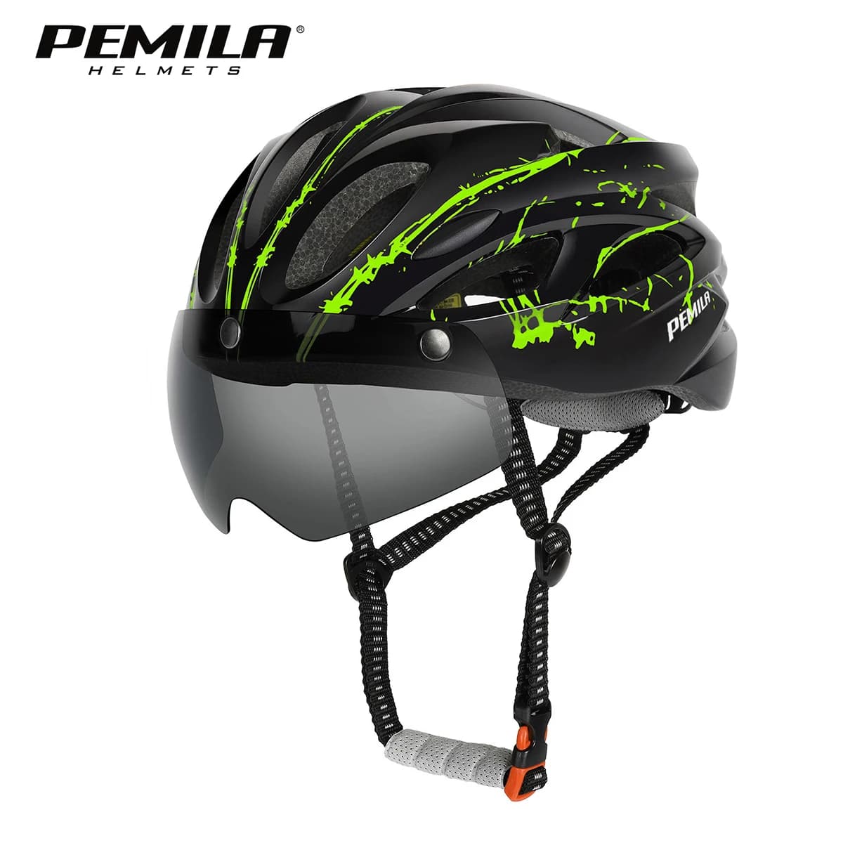 PEMILA casque de sécurité de cyclisme ultraléger casque de vélo de moto en plein air visière de lent