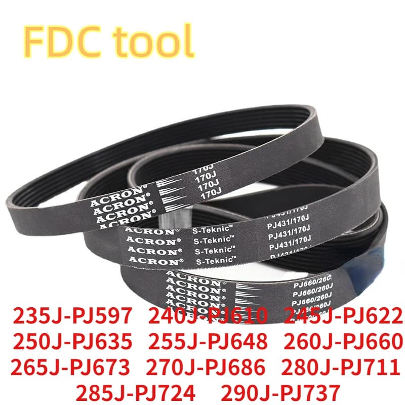 Courroie d'entraînement en caoutchouc pour tapis roulant, V-Belt, 230J, PJ584, Kampj, PJ610, 3, 5 ne