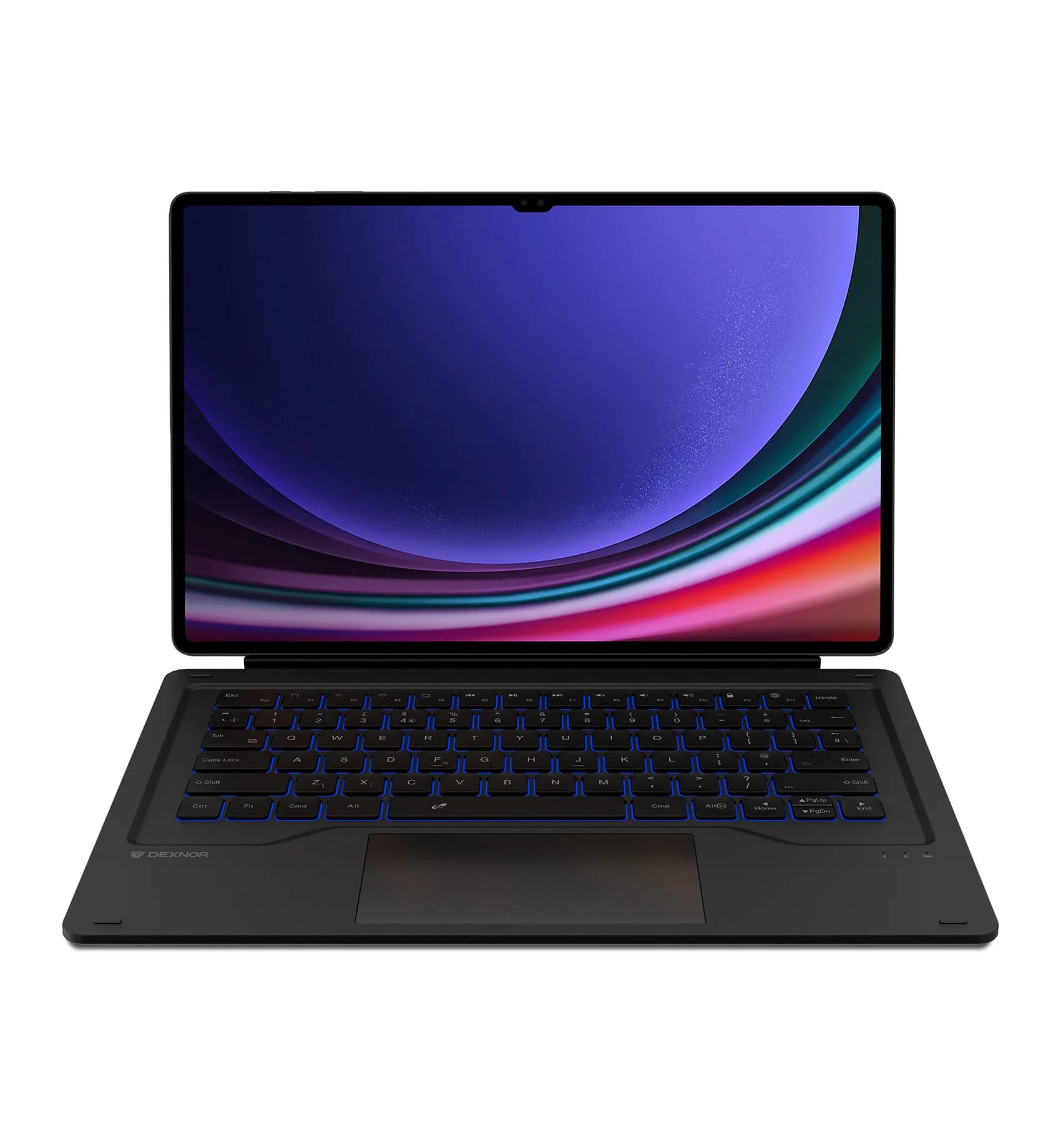 Clavier magnétique détachable couverture de livre Style clavier multi-touch Trackpad clavier sans fi