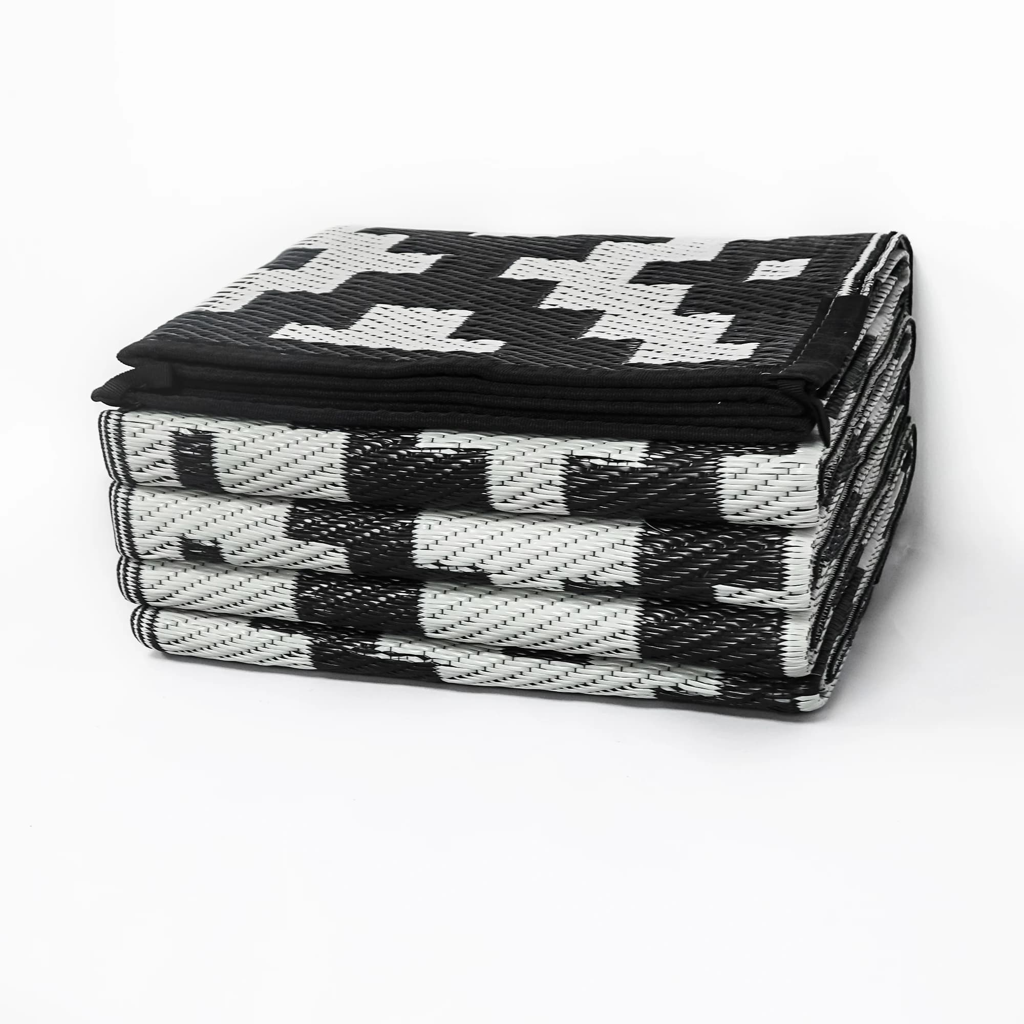 WESTTUNE-Grand Tapis Pliable et Réversible en Paille Plastique, Polymères de Sol pour l'Extérieur, P