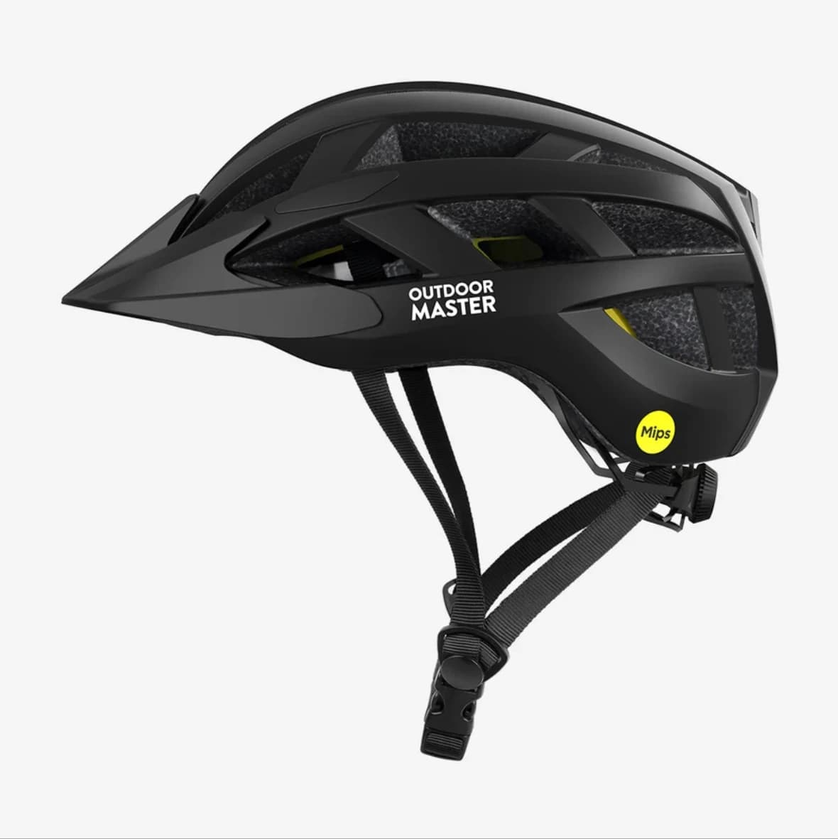Casque de vélo de montagne OutdoorMaster Gem MIPS, 25 aérations, visière amovible, 2 doublures, lége