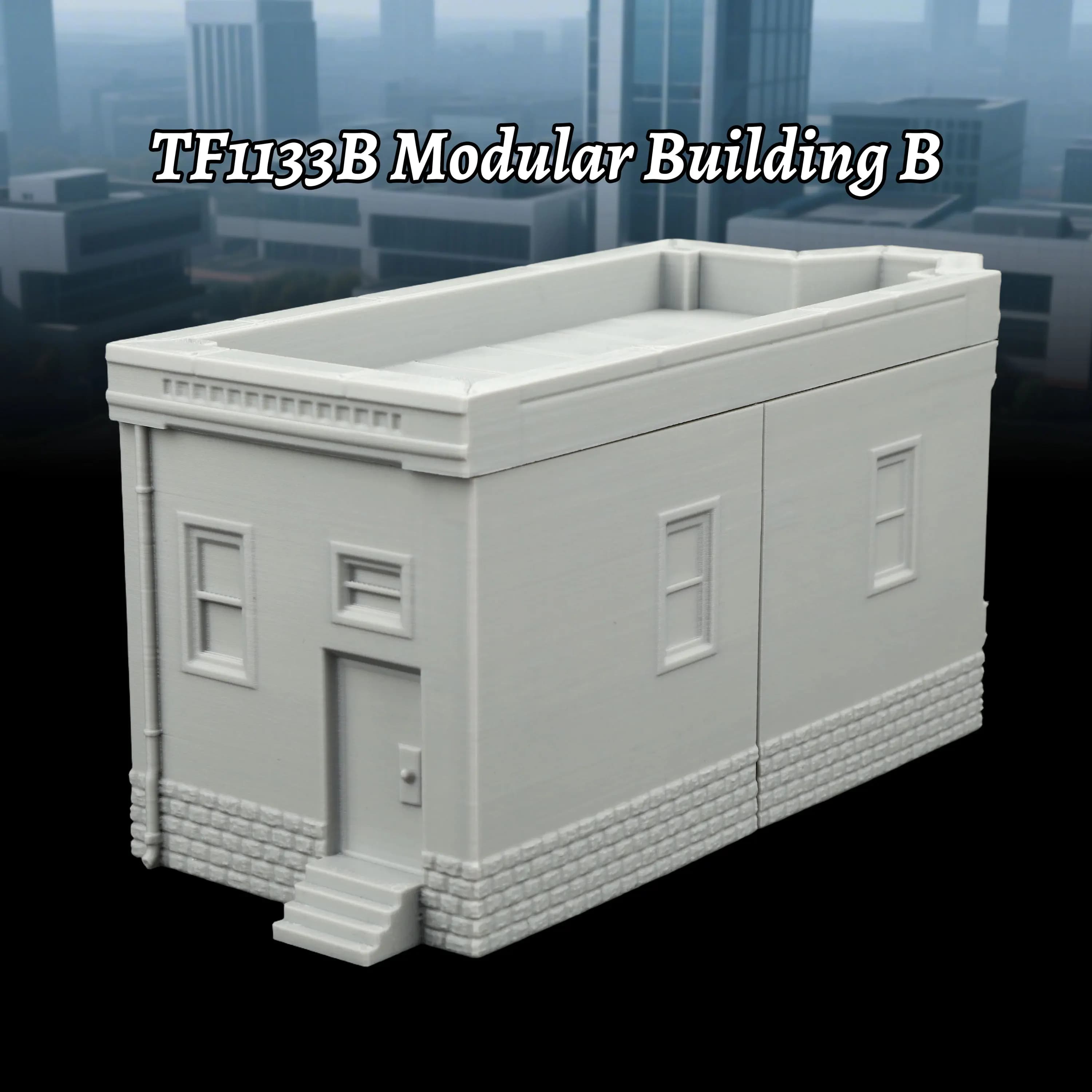 Ensemble de bâtiments modulaires miniatures – Terrain fantastique pour TTRPG, accessoires de science