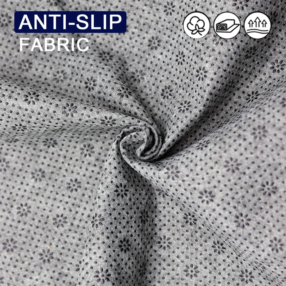 Tissu feutre antidérapant à motif de fleur de prunier, 1.8m x 1m, pour bricolage, tapis de sol, tiss