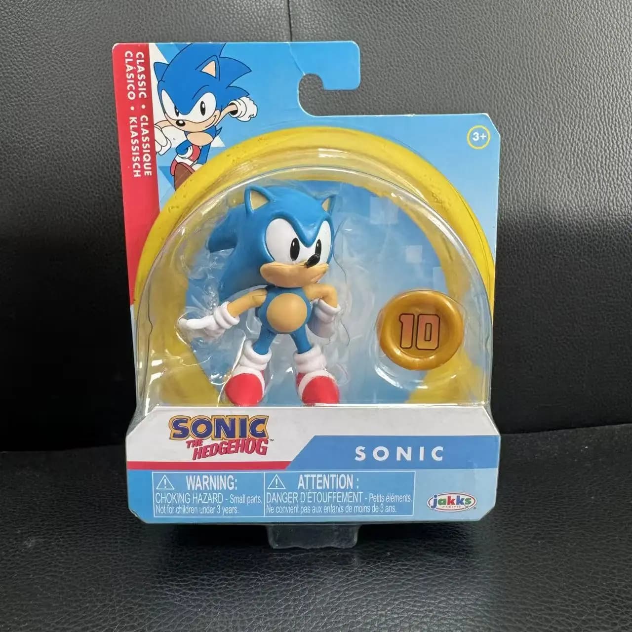 Sonic The Hedgehog 30ème Anniversaire SONIC 2.5" avec figurine à monnayeur Jakks Nouveau