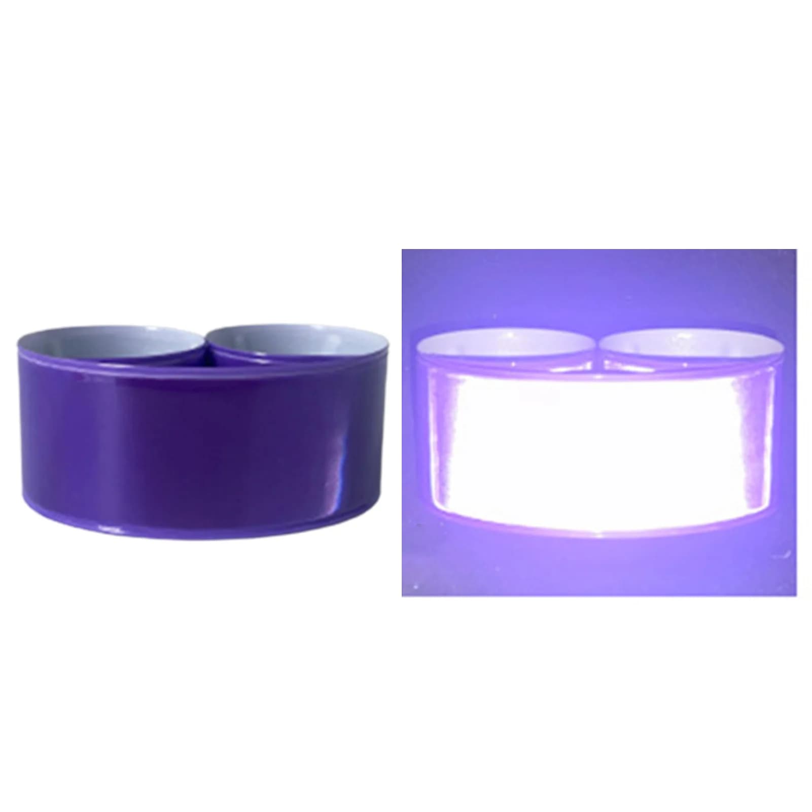 Brassards Fluorescents à Claquettes, Bandes de Moulage pour Poignet, Bras, Rinçage, Sécurité Nocturn
