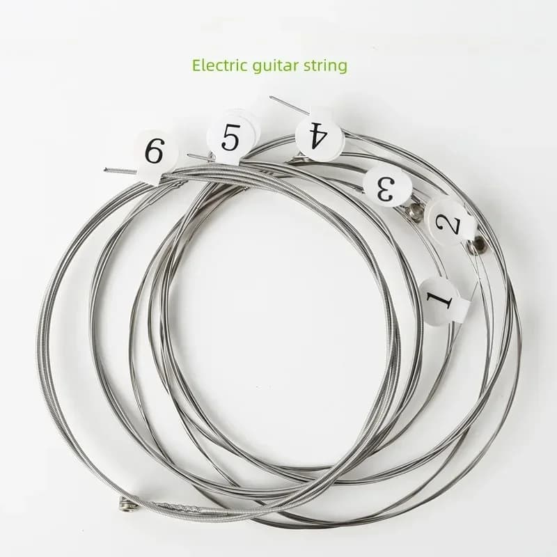 Cordes de guitare électrique 6 pièces/sac, accessoires pour instruments de musique, cordes de pièces