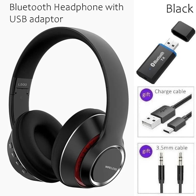 L500 casque de télévision sans fil Bluetooth casque de télévision écouteur stéréo avec micro USB ada