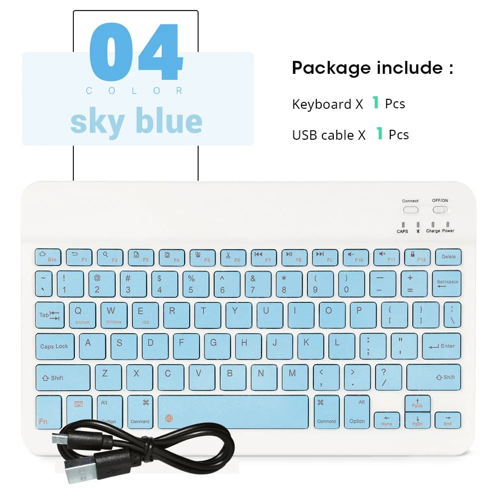 Nouveau clavier et souris sans fil multilingues 2026, clavier ultra-fin compatible Bluetooth pour iP