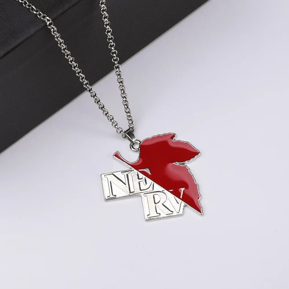 2025 nouveau Anime EVA NERV Figure modèle feuilles d'érable collier porte-clés pendentif Cosplay acc