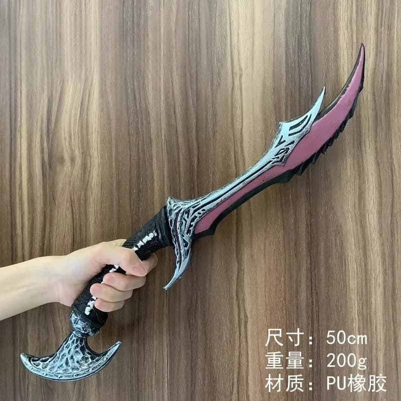 Épée du diable en PU, 50cm, accessoire de spectacle de bande dessinée, faucille ennemi Mage