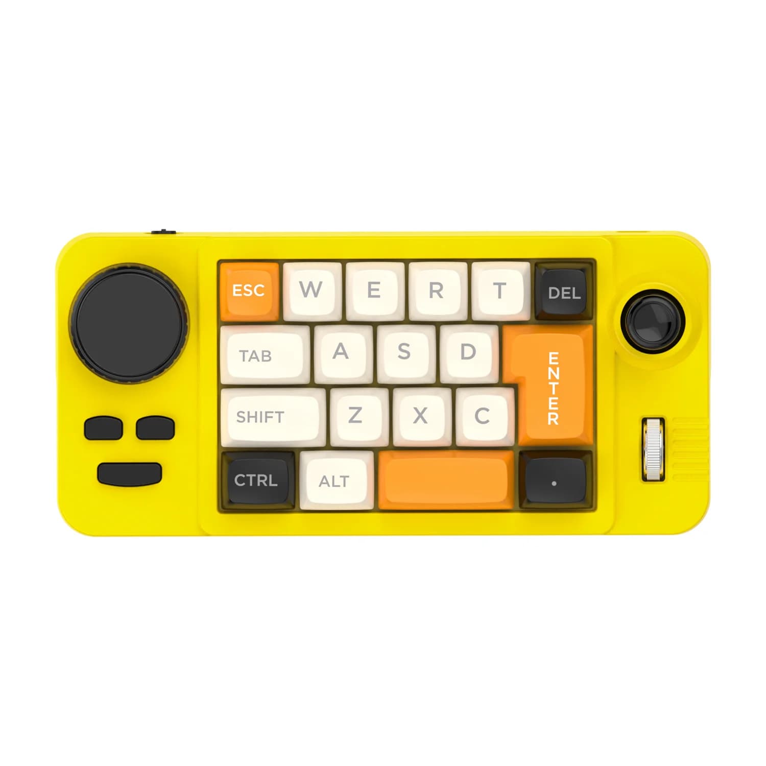 Clavier mécanique filaire Programmable avec molette de défilement de Volume, Joystick de jeu, clavie