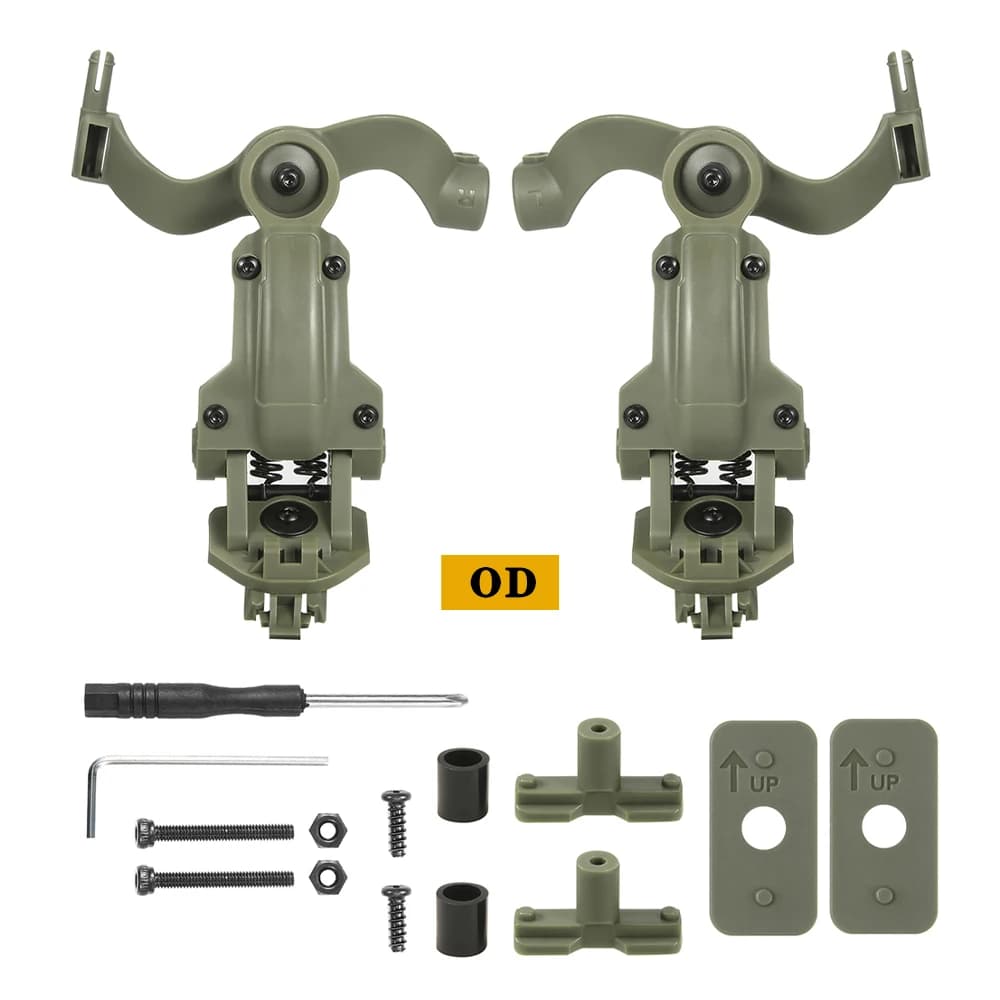 Adaptateur de Rail d'arc pour casque tactique, accessoires adaptés à l'écouteurs EARMOR M31,M32,M32H