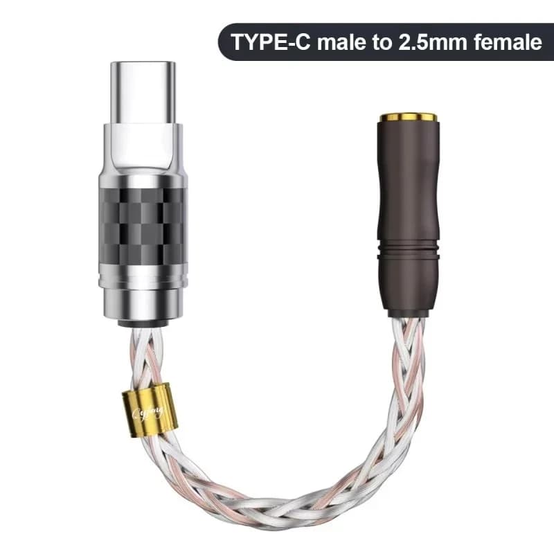 Câbles de convertisseur de casque USB C à Jack femelle 2.5mm 3.5mm 4.4mm, adaptateur Audio type-c, n