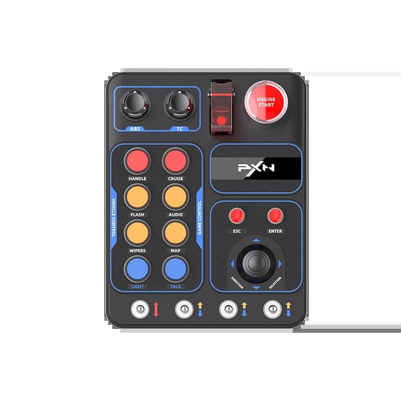 PXN CB1 simulateur course boîte de commande centrale touches multifonctions boîte de commande RGB po