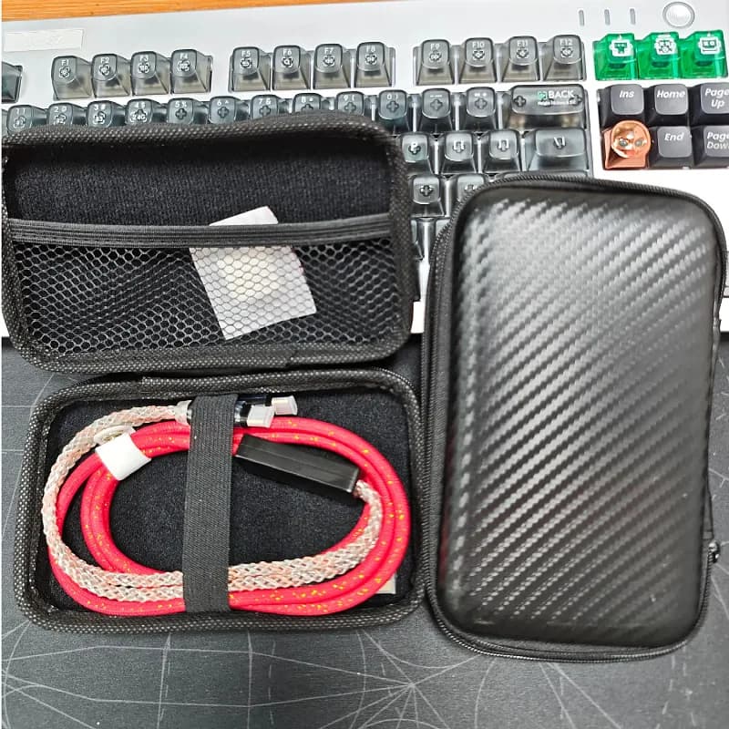 Câble de clavier mécanique à axe magnétique, vitesse 8K, double TYPE-C, câble RGB de 1.5m, accessoir