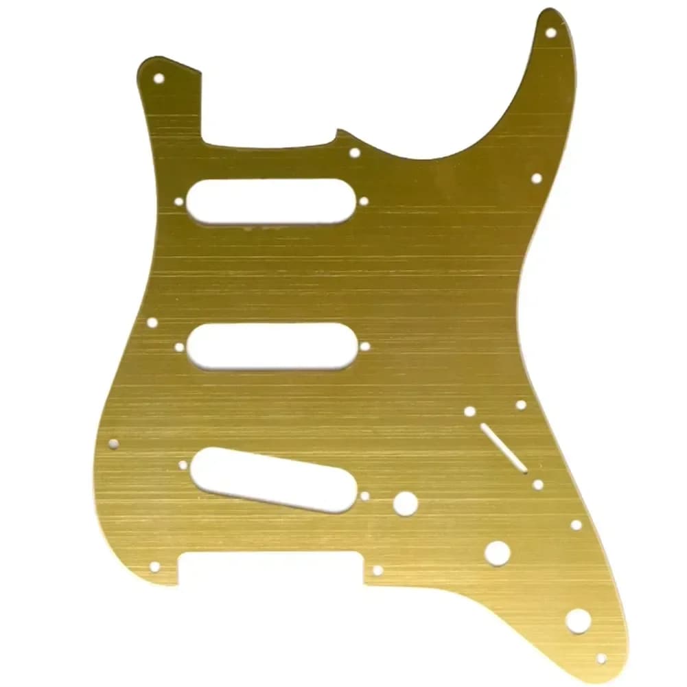 Pickguard de guitare en métal SSS à 11 trous, plaque anti-rayures pour guitares électriques ST, pièc