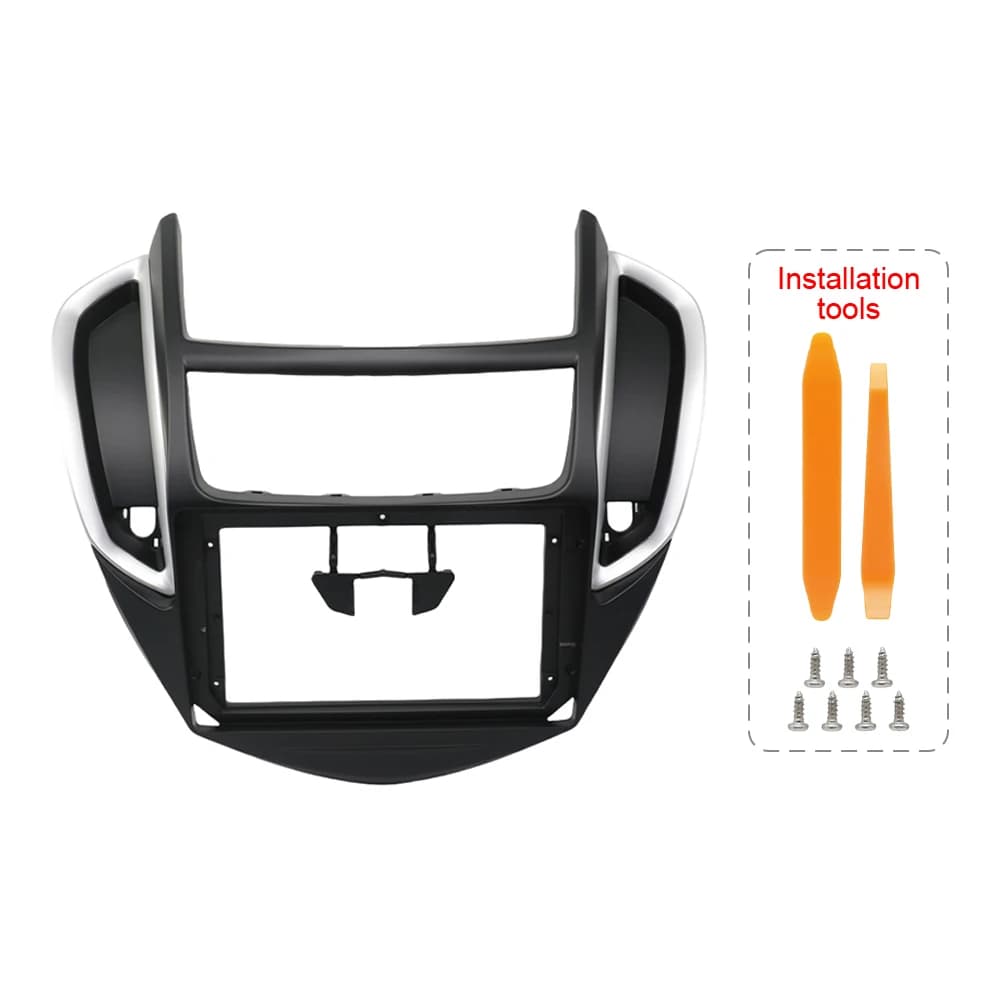 Accessoire de voiture 2 din 9 pouces pour Chevrolet Tracker 2014 – 2016, panneau fascia universel, c