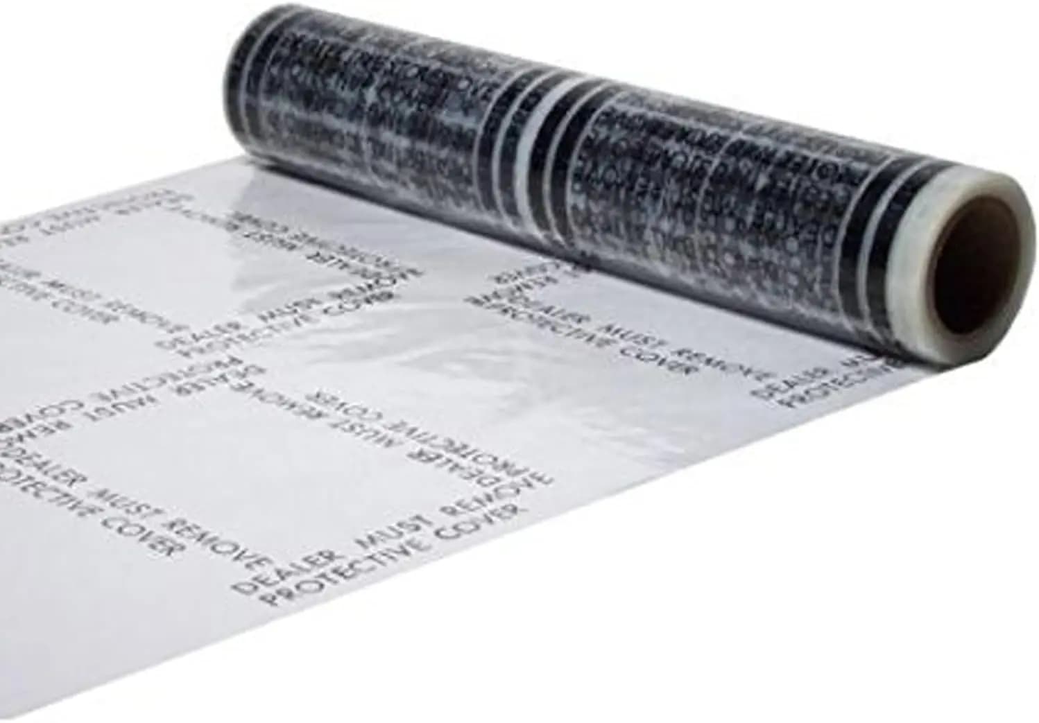 Polymères de sol en plastique auto-adhésifs, 4 mil | Perforé tous les 24 "(largeur 60cm) | 100 Tapis
